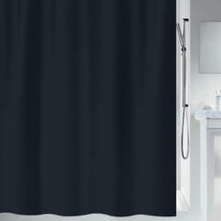 Spirella 7610583181237 rideau de douche Anneau Polyester Noir