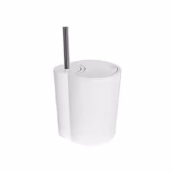 Spirella 7610583181466, 6 L, Rond, Polypropylène (PP), Blanc, 240 mm, 204 mm