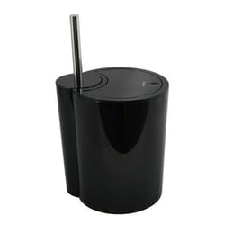 Spirella 7610583181480 poubelle 6 L Rond Polypropylène (PP) Noir