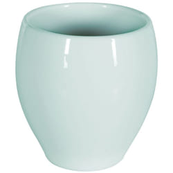 Collection Bali , Porte-brosse à dents Ø9 x 9,5 cm, Porcelaine, Bleu - Spirella