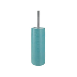Spirella - Brosse Wc avec support Céramique tube ribbed Bleu turquoise