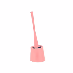 Spirella 7610583186737, Support et brosse pour toilettes, Rose, Polypropylène, 125 mm, 125 mm, 400 mm