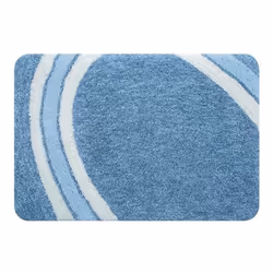 Spirella 7610583187949, Bleu, Image, Rectangulaire, Microfibre, Polyester, Lavage en machine, 40 °C
