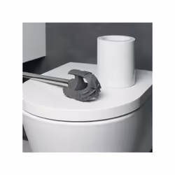 Spirella 7610583190345, Support et brosse pour toilettes, Blanc, Porcelaine, 395 mm, 12 cm, 1 pièce(s)