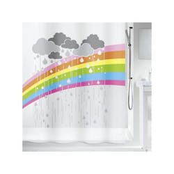 Spirella 7610583191335 rideau de douche Anneau Poly-acétate de vinyle (PEVA) Multicolore