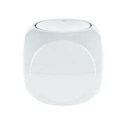 Spirella 7610583191632 poubelle 1 L Carré Polypropylène (PP) Blanc