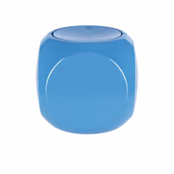 Spirella 7610583191670, 1 L, Carré, Polypropylène (PP), Bleu, Manuel, Polypropylène
