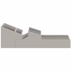 Spirella Skyline, Rangement de salle de bain, Taupe, 307 mm, 100 mm, 85 mm