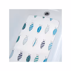 Spirella 7610583192493 Tapis de bain et adhésif antidérapant Tapis de bain anti-dérapant Bleu, Blanc