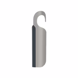 Spirella 7610583193896, Raclette de douche à une seule lame, Gris, Plastique, 73 mm, 290 mm