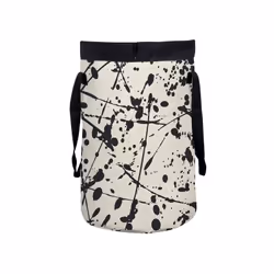 Spirella 7610583194121, 75 L, Rond, Polyester, Noir, Blanc, 400 mm, 400 mm