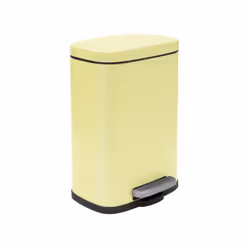 Spirella 7610583198396, 5 L, Rectangulaire, Acier, Jaune, Pédale, 214 mm