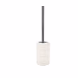 Spirella Relief, Support et brosse pour toilettes, Blanc, Porcelaine, 98 mm, 98 mm, 415 mm