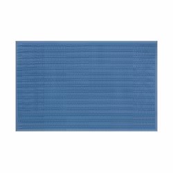 Spirella Ada, Bleu, Monochromatique, Rectangulaire, Coton, Lavage en machine, 40 °C