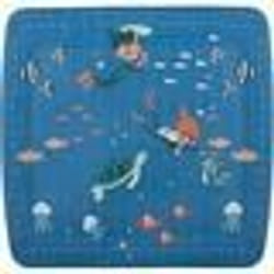 Tapis Fond de douche PVC SCUBA DIVER 55x55cm Bleu Spirella