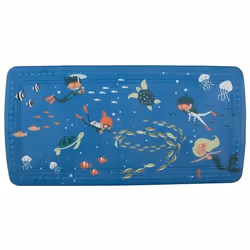 Spirella 7610583200839, Bleu, Multicolore, Image, Rectangulaire, Plastique, Polyvinyl chloride (PVC), 91 x 36 cm