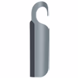 Spirella 10.20109, Raclette de douche à une seule lame, Gris, Plastique, 73 mm, 290 mm