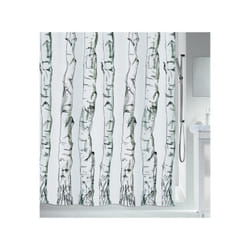 Spirella 7610583201201 rideau de douche Anneau Polyester Noir, Blanc