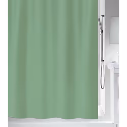 Spirella Primo, Monochromatique, Polyester, Vert, Lavage en machine, 40 °C, 1800 mm