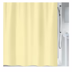 Spirella 7610583201362, Monochromatique, Anneau, Polyester, Jaune, 2400 mm, 1800 mm