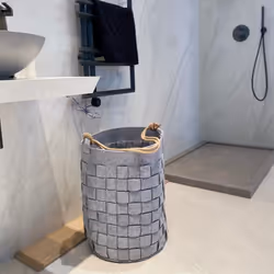 Spirella 7610583201454 panier à linge 70 L Rond Feutre PET Gris