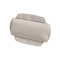 coussin de baignoire PVC ALASKA 32x23cm Taupe Spirella