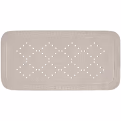 Spirella 7610583201898, Taupe, Monochromatique, Rectangulaire, Plastique, Polyvinyl chloride (PVC), 91 x 36 cm