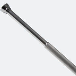 Barre tringle pour rideau de douche ou baignoire extensible sans perçage en Alu ARIOS 125-220cm Finition Brillante Spirella