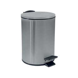 Spirella - Poubelle à pédale Acier adelar 3L Inox Brossé