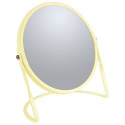 Miroir grossissant sur pied Acier akira Jaune mat Spirella