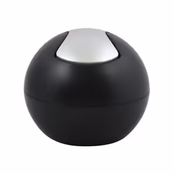 Poubelle à bascule de la marque Spirella. UNE IDÉE INNOVANTE SPIRELLA: Cette petite poubelle BOWL à couvercle pivotant peut l ...
