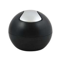 Spirella - Poubelle à bascule bowl matt 1L Noir mat