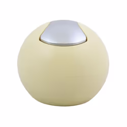 Poubelle à bascule de la marque Spirella. UNE IDÉE INNOVANTE SPIRELLA: Cette petite poubelle BOWL à couvercle pivotant peut l ...