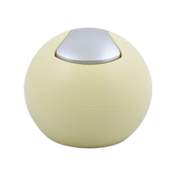 Spirella - Poubelle à bascule bowl matt 1L Jaune mat