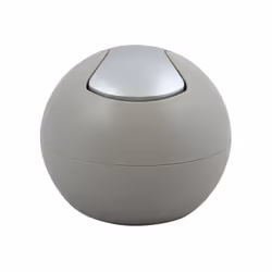 Poubelle à bascule de la marque Spirella. UNE IDÉE INNOVANTE SPIRELLA: Cette petite poubelle BOWL à couvercle pivotant peut l ...
