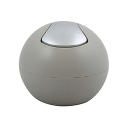 Spirella - Poubelle à bascule bowl matt 1L Taupe mat