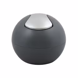 Poubelle à bascule de la marque Spirella. UNE IDÉE INNOVANTE SPIRELLA: Cette petite poubelle BOWL à couvercle pivotant peut l ...
