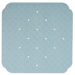 Tapis Fond de douche Caoutchouc ruby 53x53cm Bleu Froid Spirella