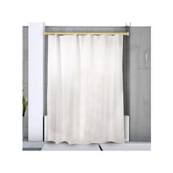 Spirella - Barre tringle pour rideau de douche ou baignoire extensible sans perçage en Alu kreta 75-125cm Doré