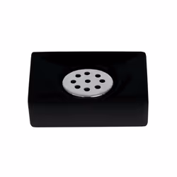 Porte savon Céramique QUADRO MATT Noir mat Spirella
