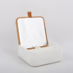 Miroir & Boîtes à Bijoux de la marque Spirella. Accessoire indispensable pour la salle de bain ou la chambre. Ce modèle origi ...