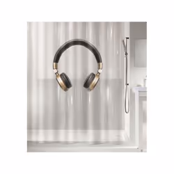 Spirella Headphone, Image, Anneau, Poly-acétate de vinyle (PEVA), Noir, Or, Transparent, 2000 mm, 1800 mm