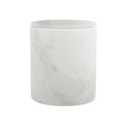 Boite à cotons Marbre sana Blanc Spirella