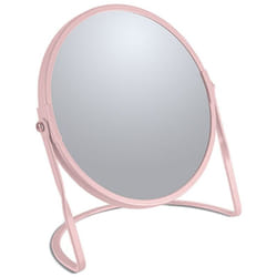 Miroir grossissant sur pied Acier akira Rose mat Spirella