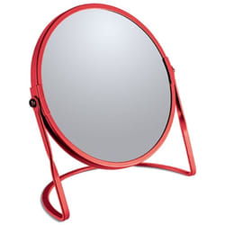 Miroir grossissant sur pied Acier akira Rouge mat Spirella