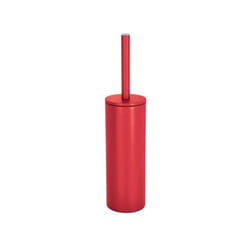 Spirella - Brosse wc avec support Acier akira Rouge mat