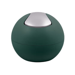 Spirella - Poubelle à bascule bowl matt 1L Vert Foncé mat