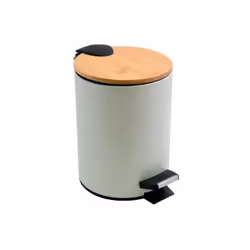 Poubelle de la marque SPIRELLA. La poubelle à pédale moderne de la série ADONIS convient parfaitement à toute salle de bain.  ...