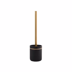 Brosse Wc de la marque Spirella. La brosse et le récipient sont faciles à nettoyer et ont un support solide. Le design classi ...