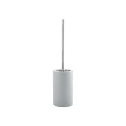 Spirella - Brosse wc avec support Céramique tube-matt Gris Clair